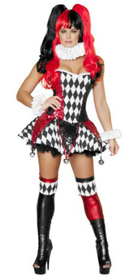 Cutie Harley Court Jester Costume